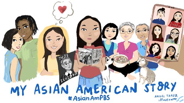 PBS SoCal: Real Stories from Asian Americans Today | Illustration by Angel Trazo